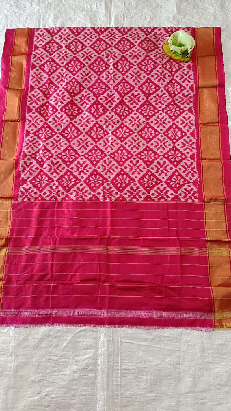 Pure  Ikkat Mulberry Silk Sico Dupatta