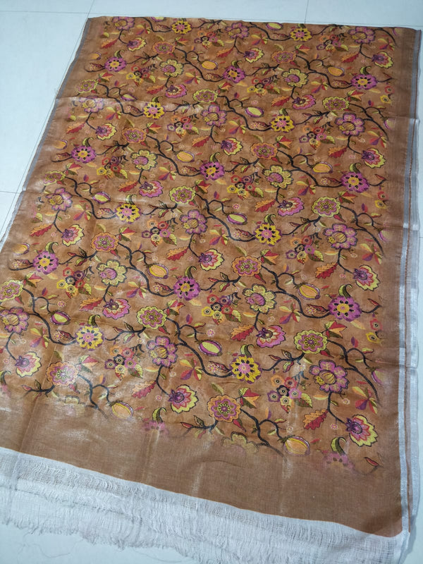 Pure Linen Digital Print Dupatta