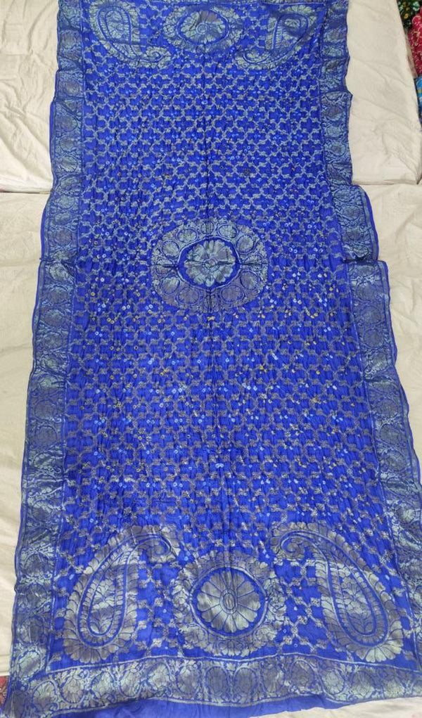 Banaras Gharchola Silk full Zari Work Dupatta