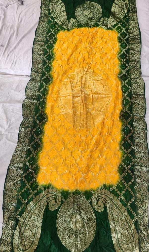 Banaras Gharchola Silk full Zari Work Dupatta