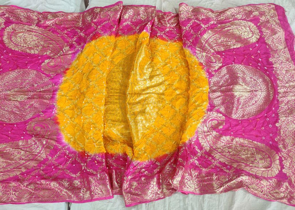 Banaras Gharchola Silk full Zari Work Dupatta