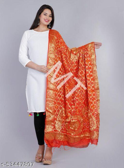 Banaras Gharchola Silk full Zari Work Dupatta