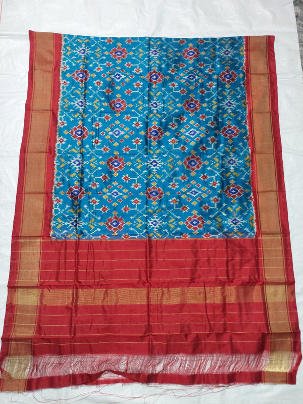 Pure  Ikkat Mulberry Silk Sico Dupatta