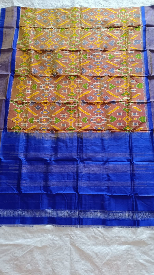 Pure  Ikkat Mulberry Silk Sico Dupatta