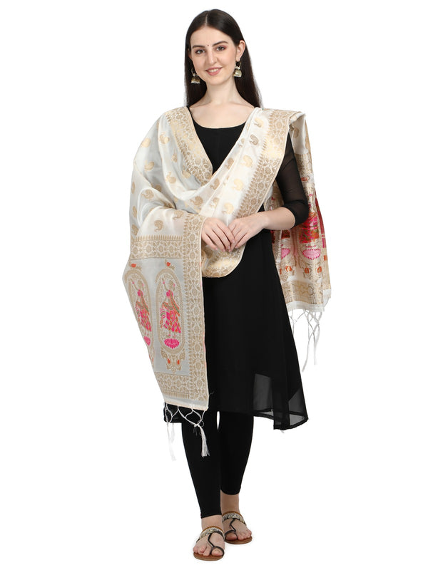 Banaras Silk Zari Work Dupatta