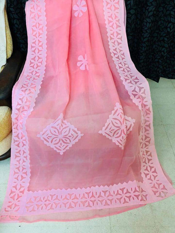 Rajasthani Pure Cotton Applique Work Dupatta