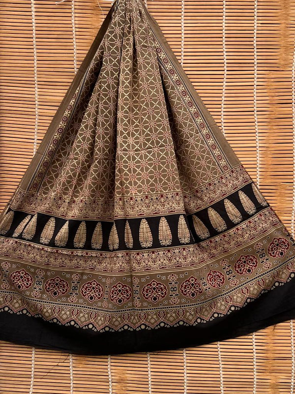 Pure Cotton Azrakh print dupatta