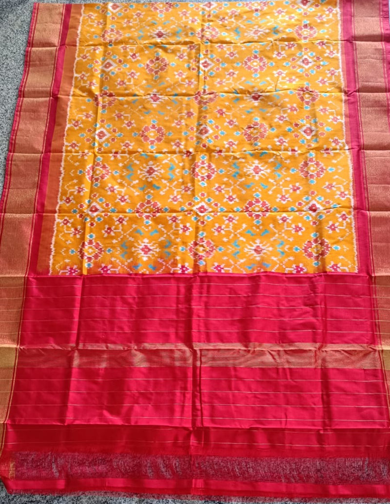 Pure  Ikkat Mulberry Silk Sico Dupatta