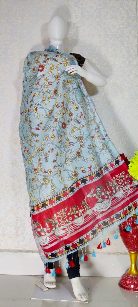 Pure Linen Digital Print Dupatta